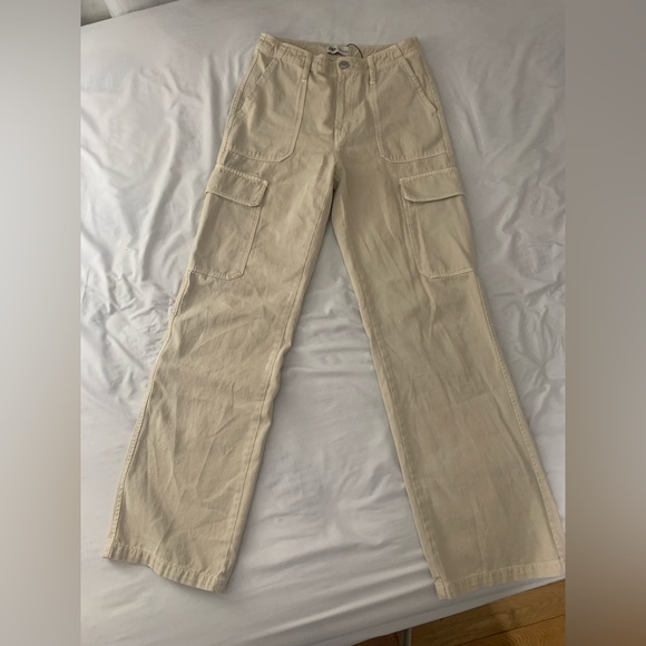 Zara- Straight Cargo Pants - Picture 5 of 7